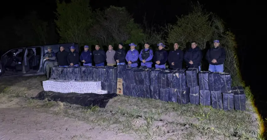 Persecución en Pampa del Indio: secuestran una camioneta con más de $60 millones en cigarrillos de contrabando