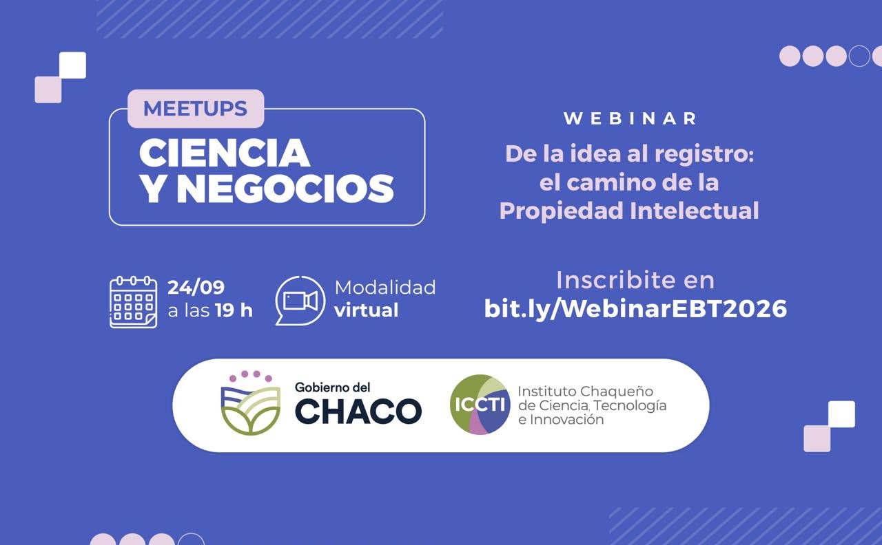 Del laboratorio al registro: ICCTI invita a un webinar gratuito sobre propiedad intelectual para impulsar proyectos innovadores